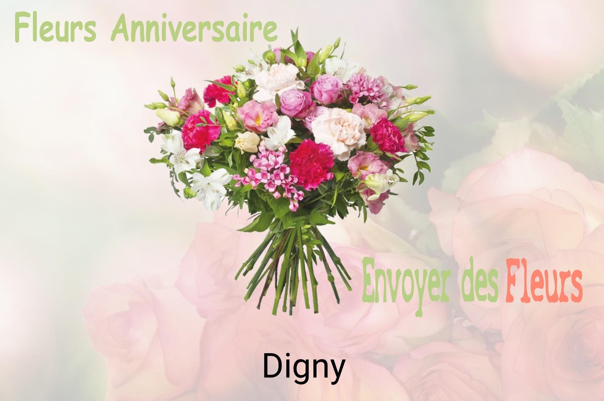 Bouquet de fleurs d’anniversaire livré à Digny